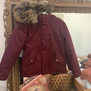 North face girls jacket wore twice